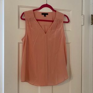 Silk pink banana republic blouse